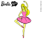 Dibujo Barbie bailarina de ballet pintado por guada