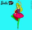 Dibujo Barbie bailarina de ballet pintado por andrea28