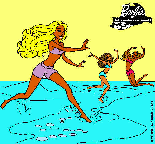 Barbie de regreso a la playa