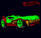 Dibujo Hot Wheels 3 pintado por kecrima