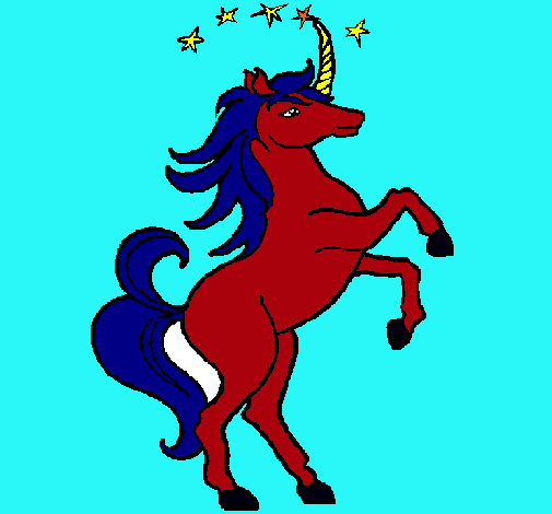 Dibujo Unicornio pintado por cheina7