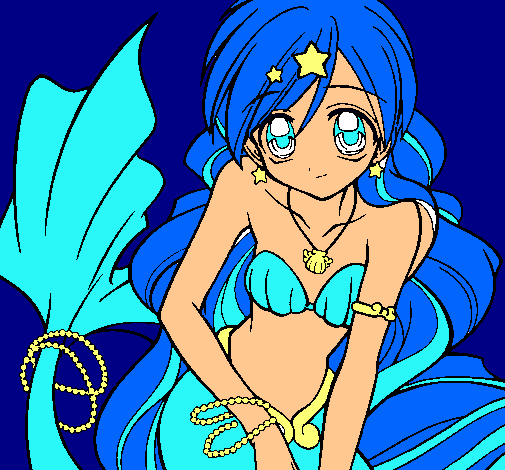 Dibujo Sirena pintado por Sisuka97