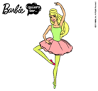 Dibujo Barbie bailarina de ballet pintado por miren