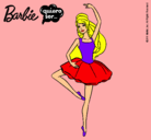 Dibujo Barbie bailarina de ballet pintado por lisona