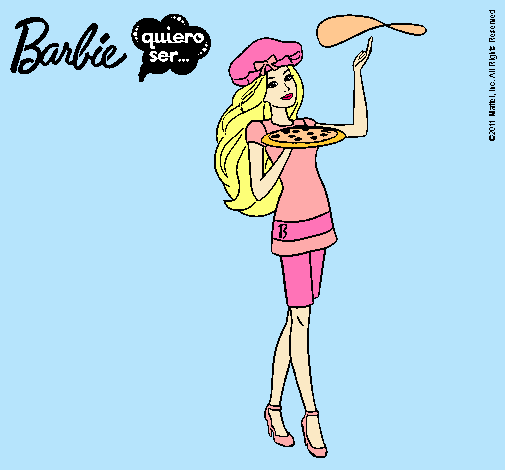 Dibujo Barbie cocinera pintado por SuperStar