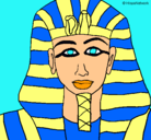 Dibujo Tutankamon pintado por mmmmmmmmmmmm
