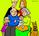 Dibujo Familia pintado por breydis