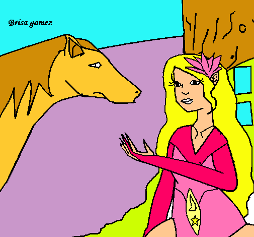 Princesa y caballo