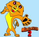 Dibujo Madagascar 2 Alex 2 pintado por sesdse