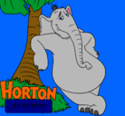 Dibujo Horton pintado por flufly