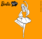 Dibujo Barbie bailarina de ballet pintado por kukene
