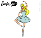 Dibujo Barbie bailarina de ballet pintado por marinilla
