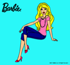 Dibujo Barbie moderna pintado por tiana