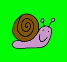 Dibujo Caracol 4 pintado por mata