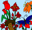 Dibujo Fauna y flora pintado por karlis25