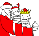 Dibujo Los Reyes Magos 3 pintado por popoy