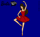 Dibujo Barbie bailarina de ballet pintado por critina