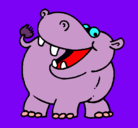 Dibujo Hipopótamo pintado por Toriy_vikk