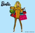 Dibujo Barbie de compras pintado por naxito96