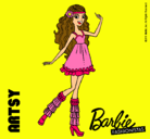 Dibujo Barbie Fashionista 1 pintado por martuki