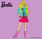 Dibujo Barbie juvenil pintado por DeNy