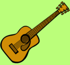 Dibujo Guitarra española II pintado por cvbxcdh