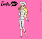 Dibujo Barbie de chef pintado por SuperStar