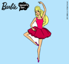Dibujo Barbie bailarina de ballet pintado por azzi13