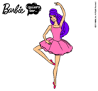 Dibujo Barbie bailarina de ballet pintado por luciafelix