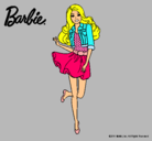 Dibujo Barbie informal pintado por DeNy
