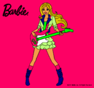 Dibujo Barbie guitarrista pintado por naxito96