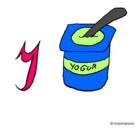 Dibujo Yogur pintado por morenalove