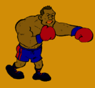 Dibujo Boxeador pintado por davinci