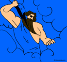 Dibujo Dios Zeus pintado por kleyder