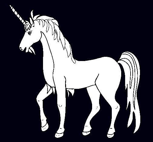 Dibujo Unicornio II pintado por chaichis