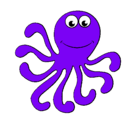 Dibujo Pulpo 2 pintado por pulpojsadhnu