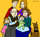 Dibujo Familia pintado por franco2