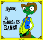 Dibujo Rango pintado por mentemillonaria