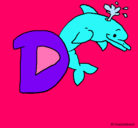 Dibujo Delfín pintado por danonino