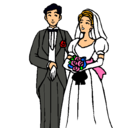 Dibujo Marido y mujer III pintado por tiana