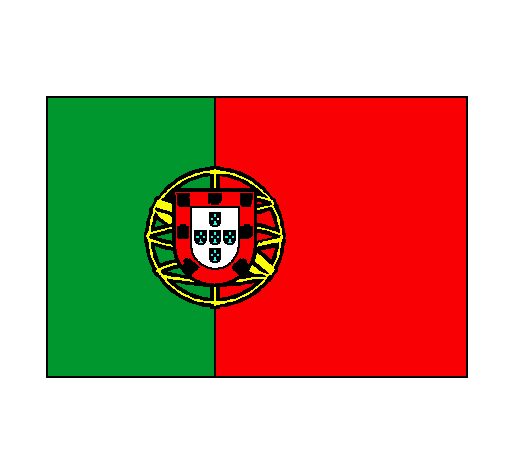 Dibujo Portugal pintado por juanck