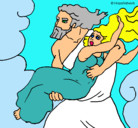 Dibujo El rapto de Perséfone pintado por grecia2