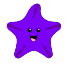Dibujo Estrella de mar pintado por VANESSAGAF