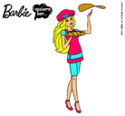 Dibujo Barbie cocinera pintado por zu-star