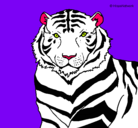 Dibujo Tigre pintado por vickita