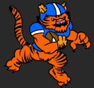 Dibujo Jugador tigre pintado por 348ALEX