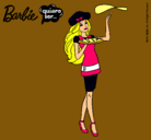 Dibujo Barbie cocinera pintado por cheli