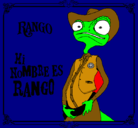 Dibujo Rango pintado por bobo