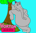 Dibujo Horton pintado por circe
