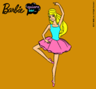 Dibujo Barbie bailarina de ballet pintado por florin 